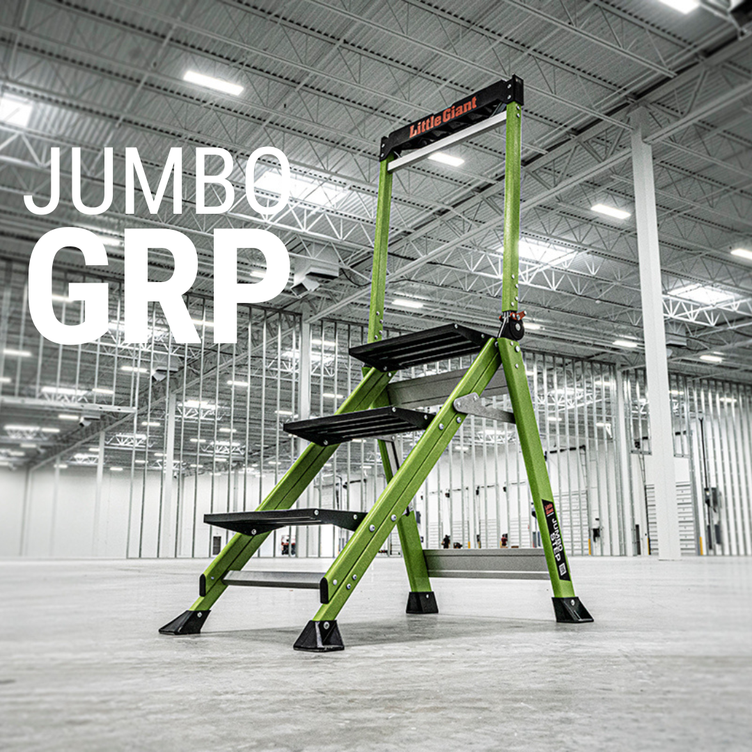 Giant Ladder Rounded LATEST ARRIVAL JUMBO IN GRP – Little Giant Ladders UK