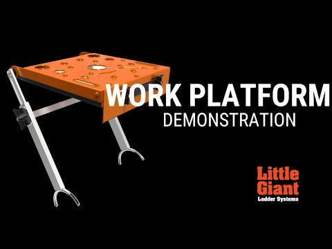 Little Giant Adjustable Work Platform Accessory – Little Giant Ladders UK